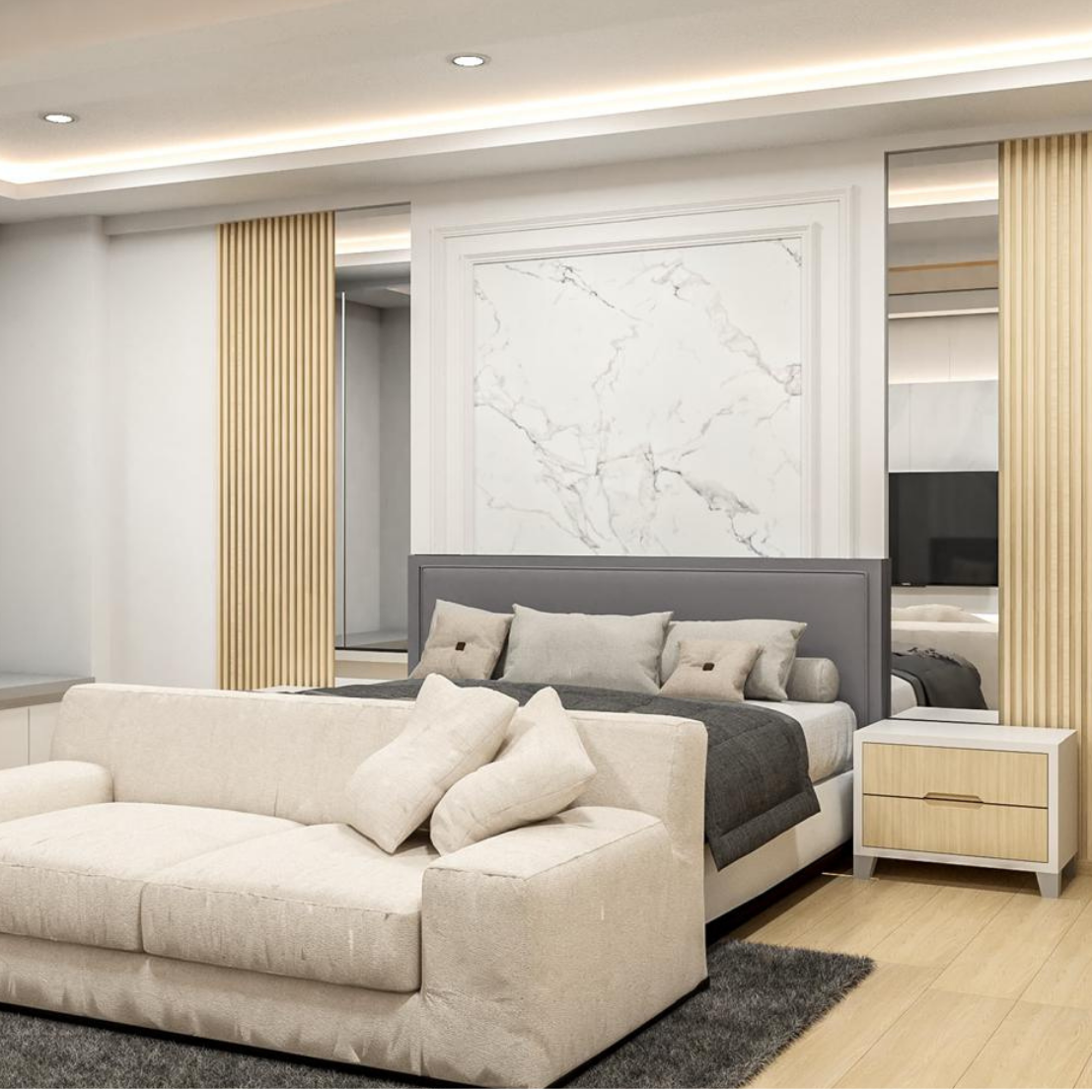 Interior Green Park View Apartment